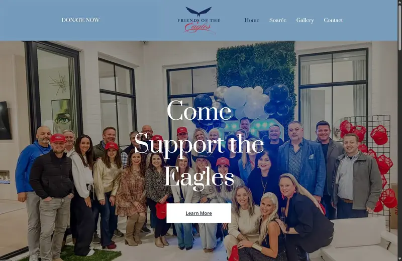 Friends of the Eagles community nonprofit website, Louisiana